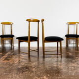 Set of 6 restored chairs by Bernard Malendowicz 1960s