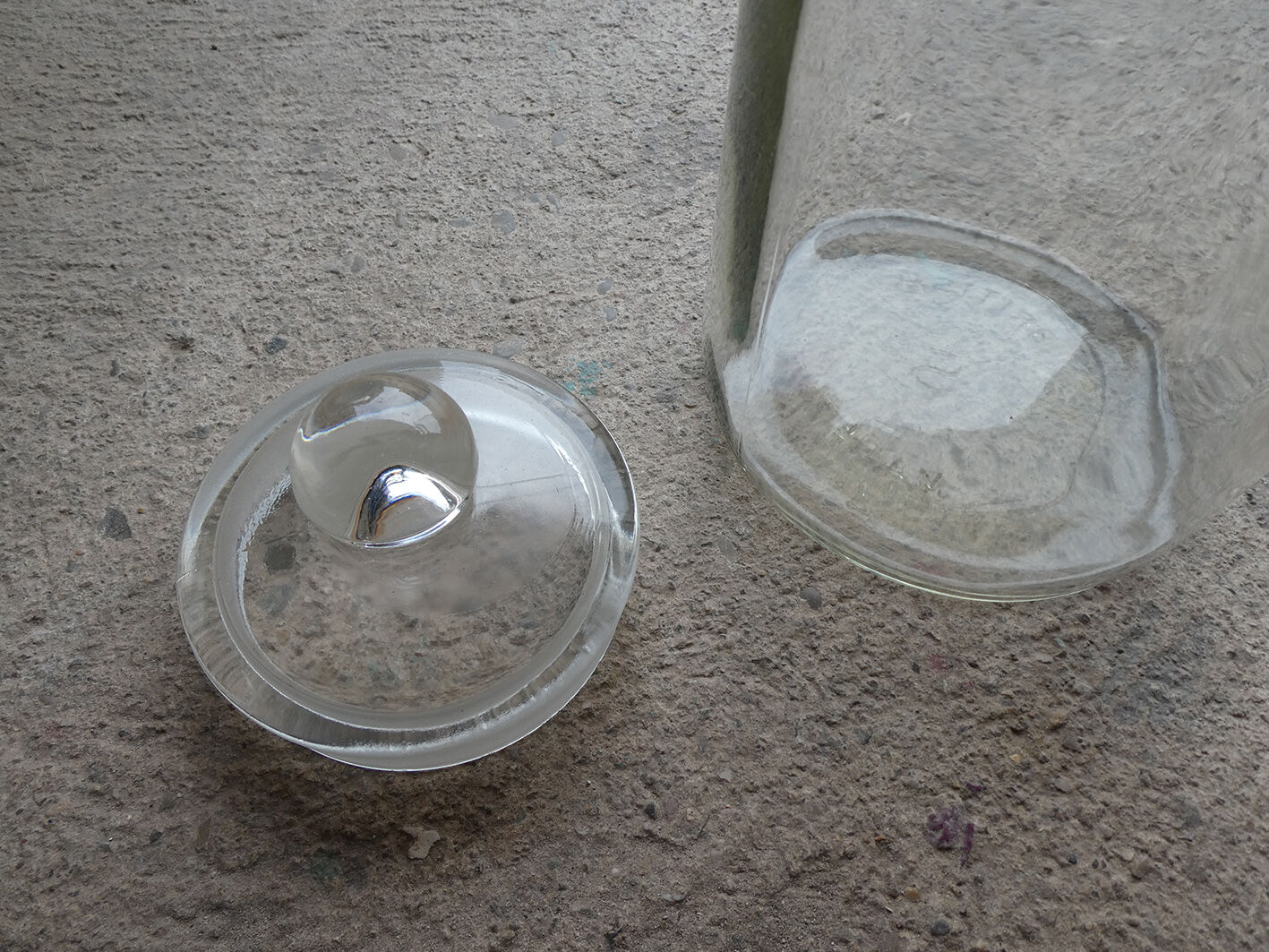 Old "candy" English / old vintage-old bottle jar