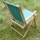Vintage folding armchair 1960 - Canvas garden chair