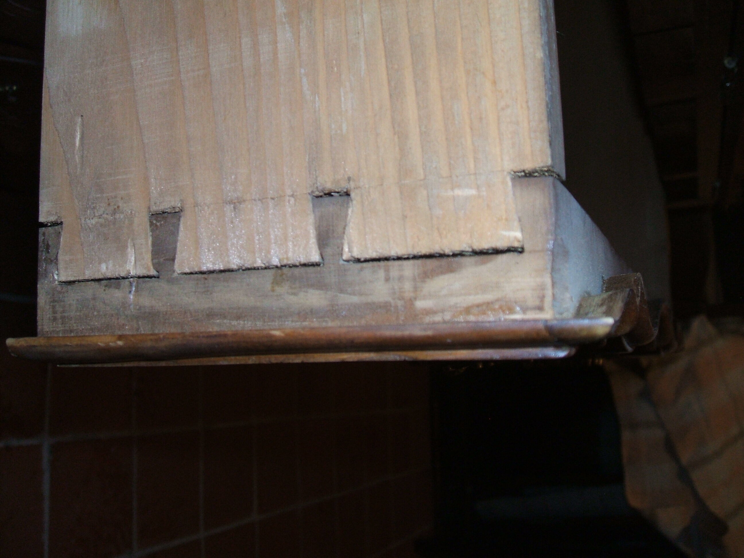 Louis XV style scriban dresser