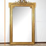 Gilded Wood Mirror, Louis XVI style, Napoleon III period – Mid 19th century