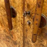 Small Art Deco cabinet 1930 in elm burl