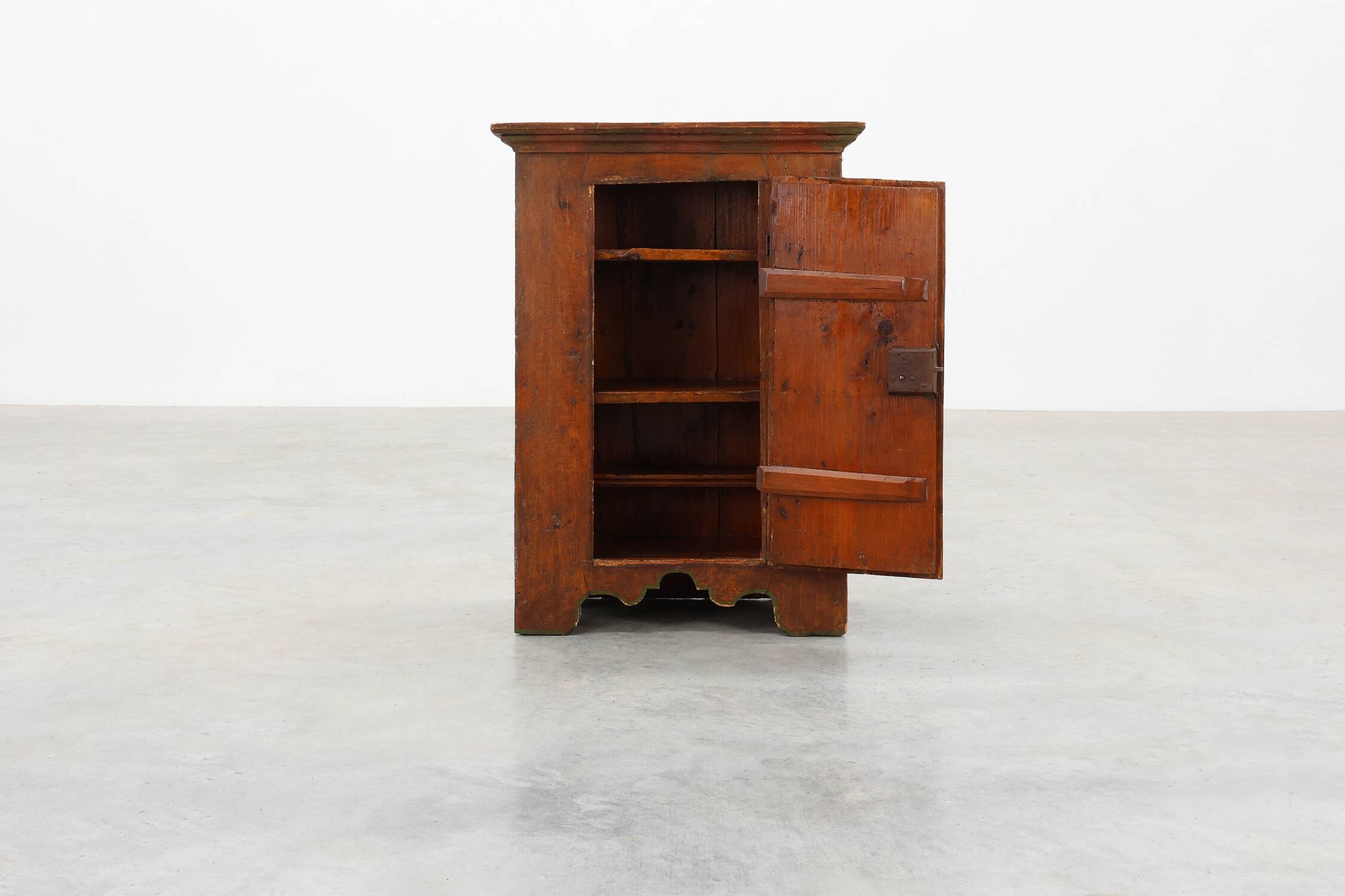 Small Antique Oak Cabinet, France, 18th Century