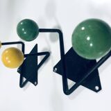 Vintage Coat Racks • Wrought Iron & Wood • 1950