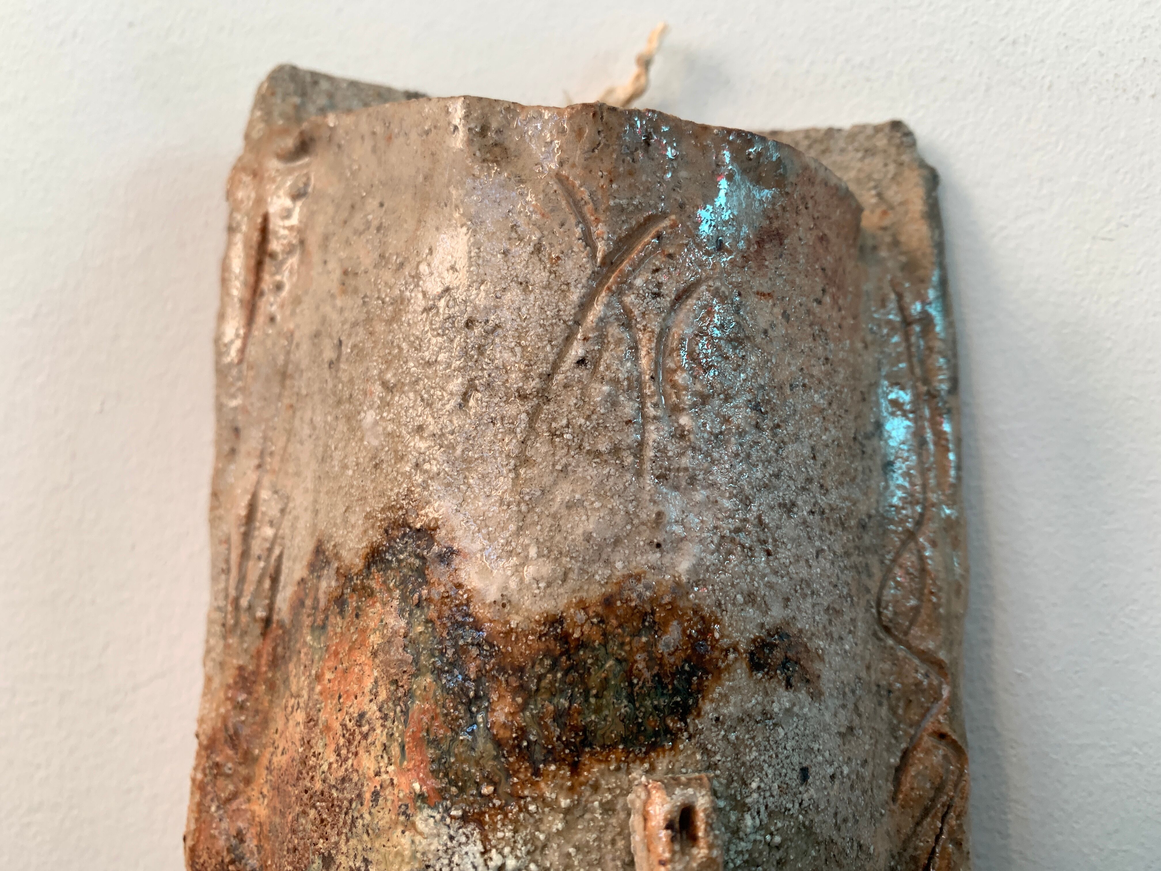 Bouquetiere or wall vase, ceramic by Volkoff, Vallauris