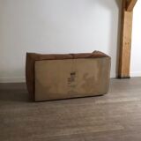 Le Bambole sofa in buffalo leather by Mario Bellini for B&B Italia, 1970s