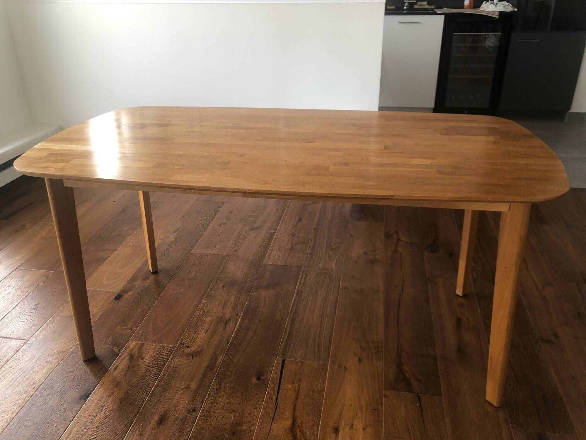 Dalmar table in solid oak, 160 x 80 cm