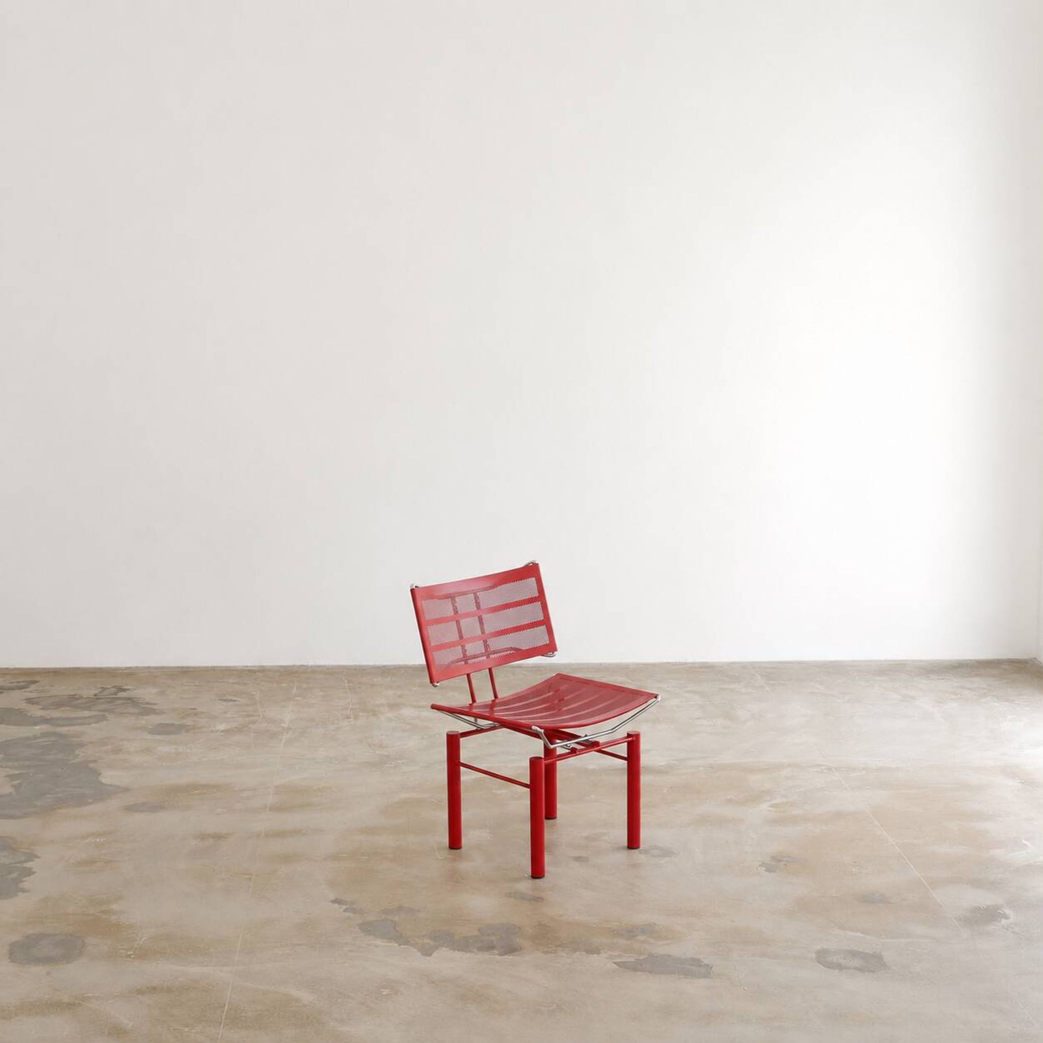 Ensemble de 4 chaises postmodernes '8600' en rouge par Hans Ulrich Bitsch pour Kusch & Co.