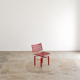 Set of 4 postmodern '8600' chairs in red by Hans Ulrich Bitsch for Kusch & Co.