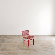 Ensemble de 4 chaises postmodernes '8600' en rouge par Hans Ulrich Bitsch pour Kusch & Co.