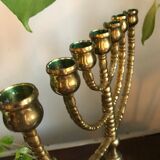 Menorah Vintage dorée