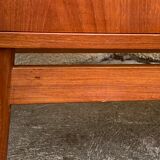 Danish library and its teak secretary 1960 by Johannes Sorth