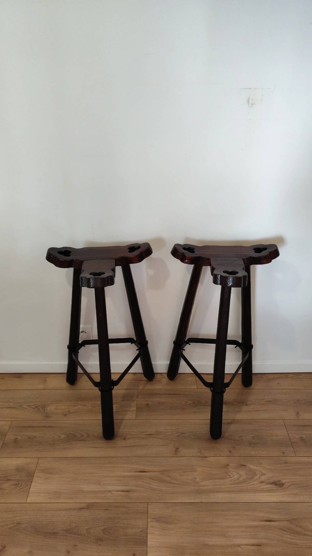 Vintage brutalist stools