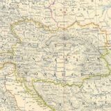 Antique Map of Europe circa 1869 Keith Johnston Royal Atlas Hand coloured map