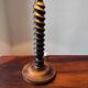 Vintage French lamp 1950/60 in turned wood