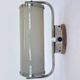 Bauhaus Chrome and milk glass Wall Lamp, 1940s - Czechoslovakia