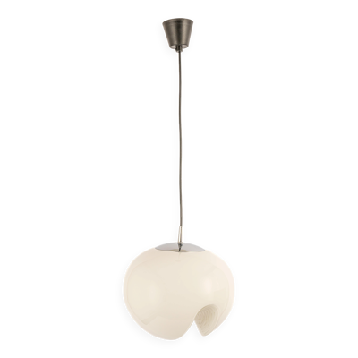 Suspension en verre opalin par Peill & Putzler, Allemagne, années 1970