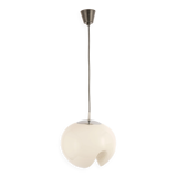 Opaline glass pendant lamps by Peill & Putzler, Germany, 1970s