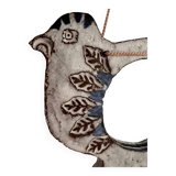 Vallauris earthenware bird mirror