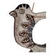 Vallauris earthenware bird mirror