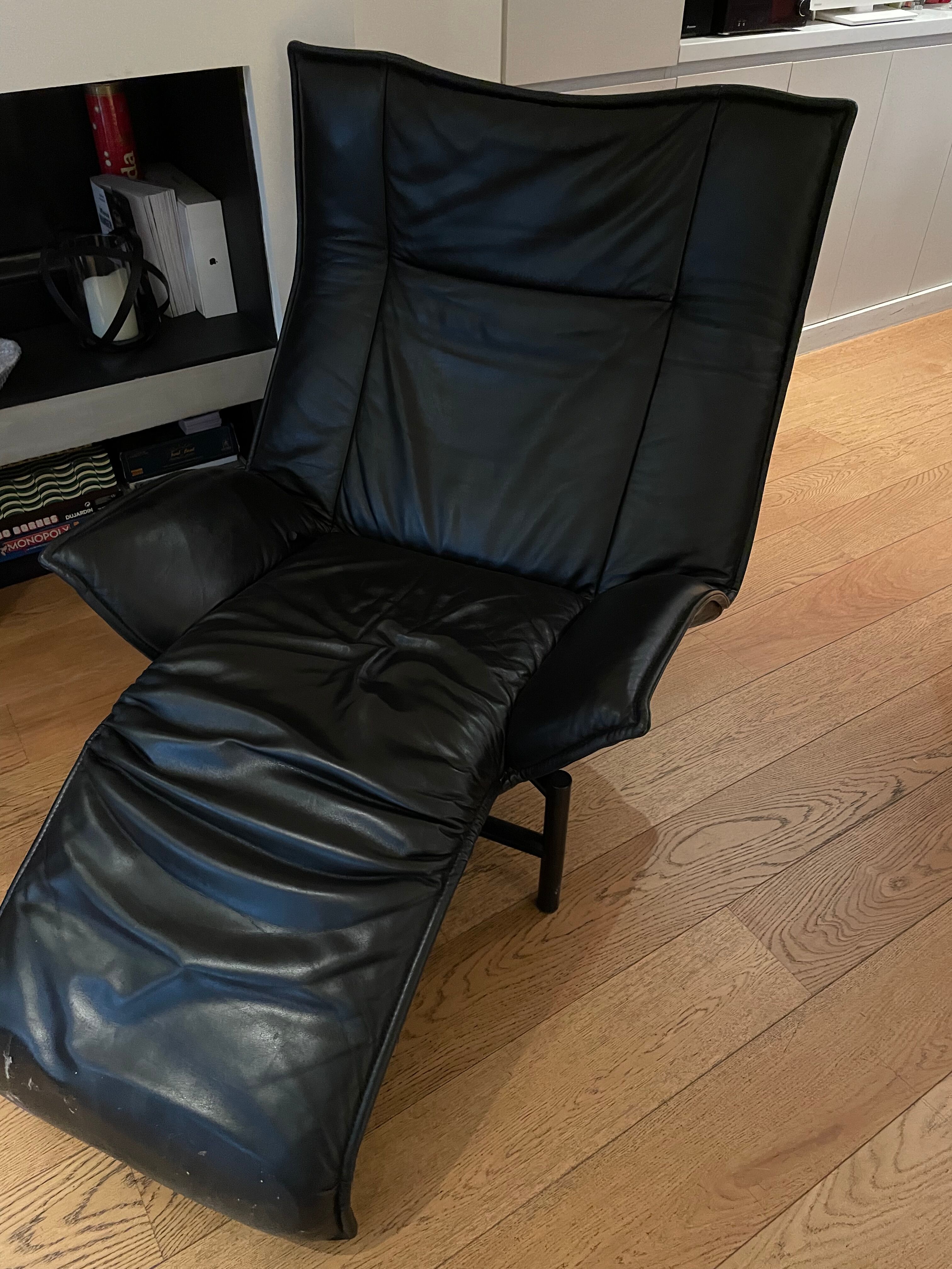 Fauteuil Veranda par Vico Magistretti, Cassina