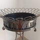 Pair of wrought iron planters