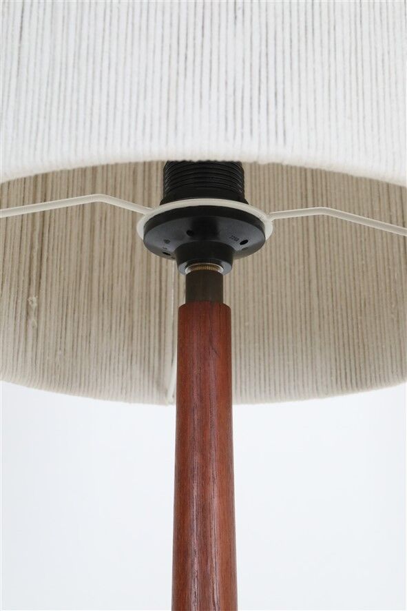 Mid-century teak floor lamp / Danish modern design / 1960s