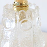 Thick glass hanging lamp