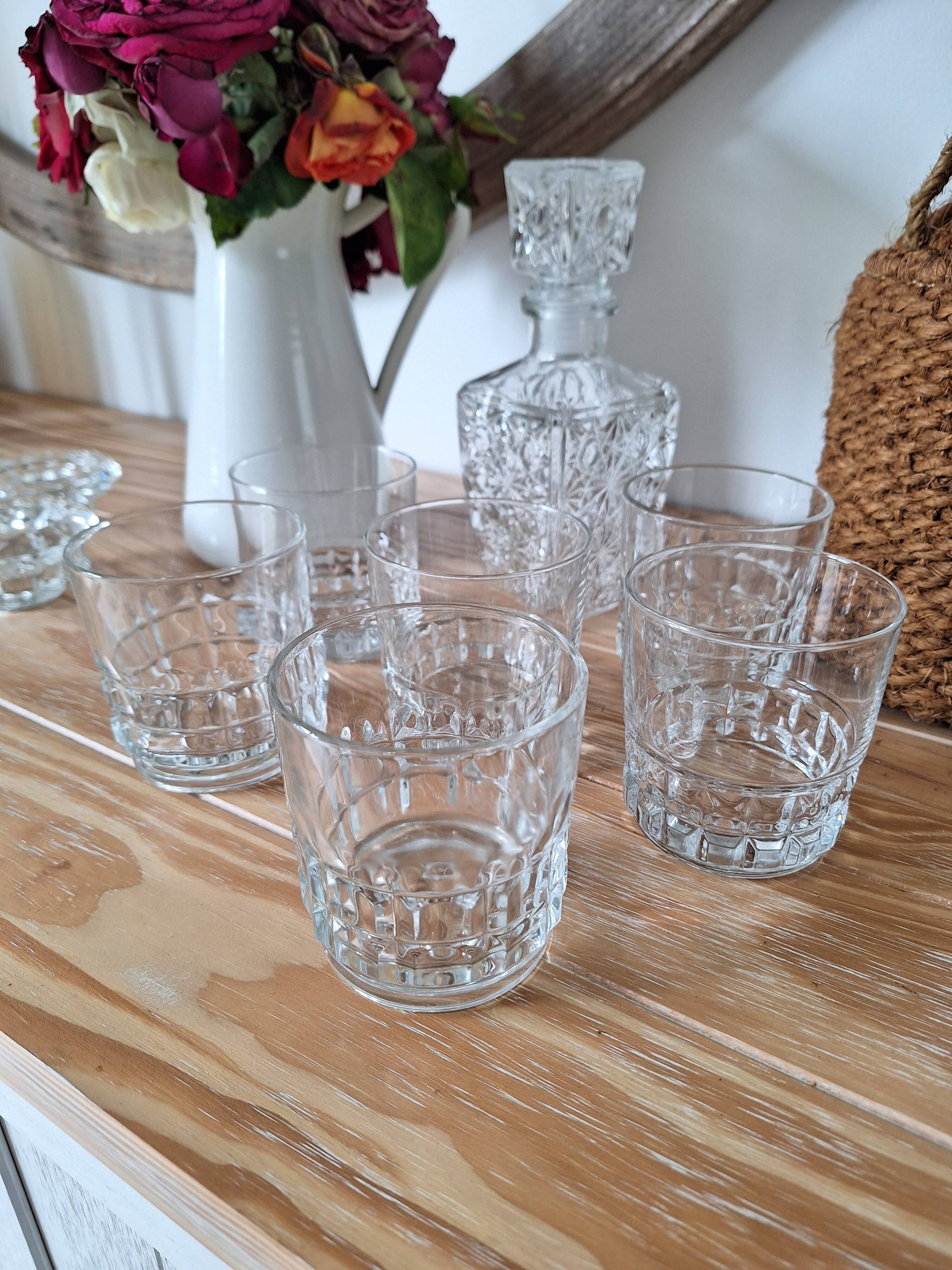 Art deco whiskey glasses