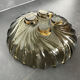 Cup, Art Deco salad bowl in smoked brown glass
