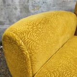 Pair of mustard club chairs
