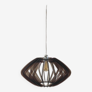 Designer pendant lamp in smoked plexiglass, Scandinavian style