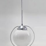 Opaline globe pendant