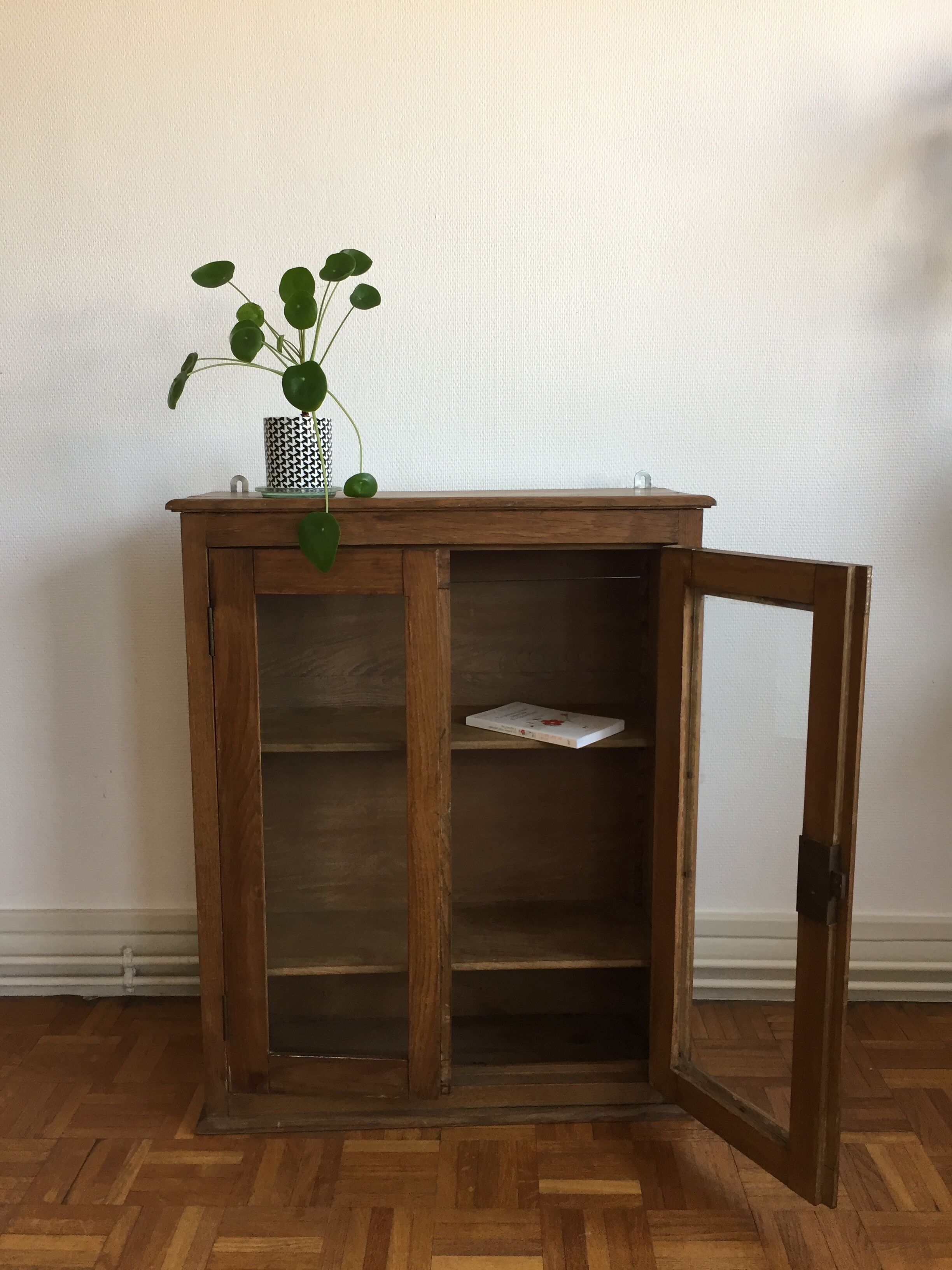 Oak display case