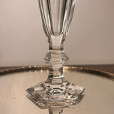 Baccarat Harcourt flute, 1841, signed