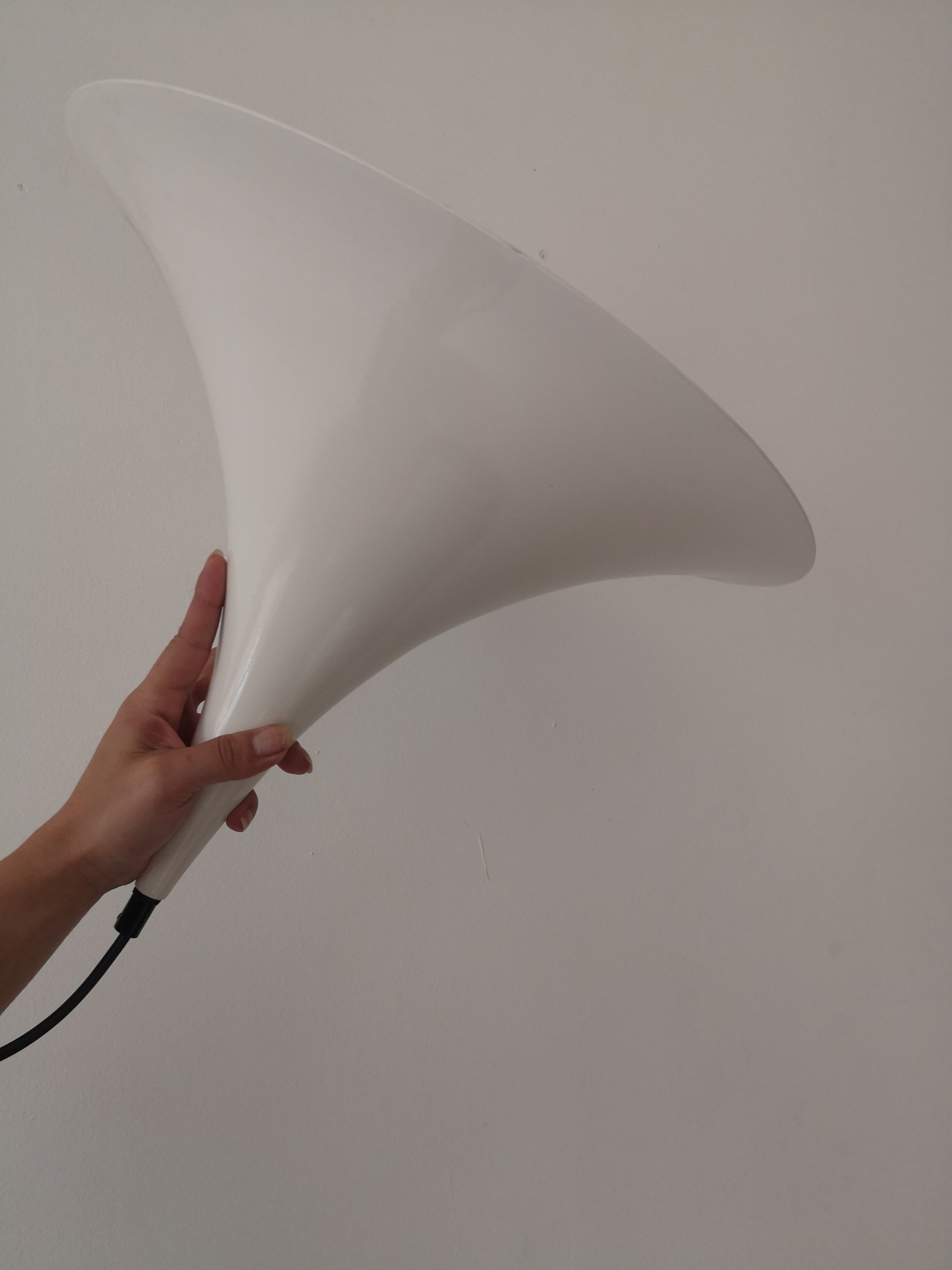 Metal tulip pendant lamp, design Fog & Morup, 1970