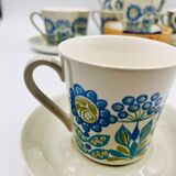 Set of 12 Tor Viking cups and saucers