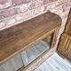 Upcycled Art Deco Oak Wall Display Cabinet with Slatted Glass Corners - 195