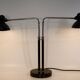 Double desk lamp, Bauhaus, by Christian Dell, model 6660 Super, original edition Kaiser Idel