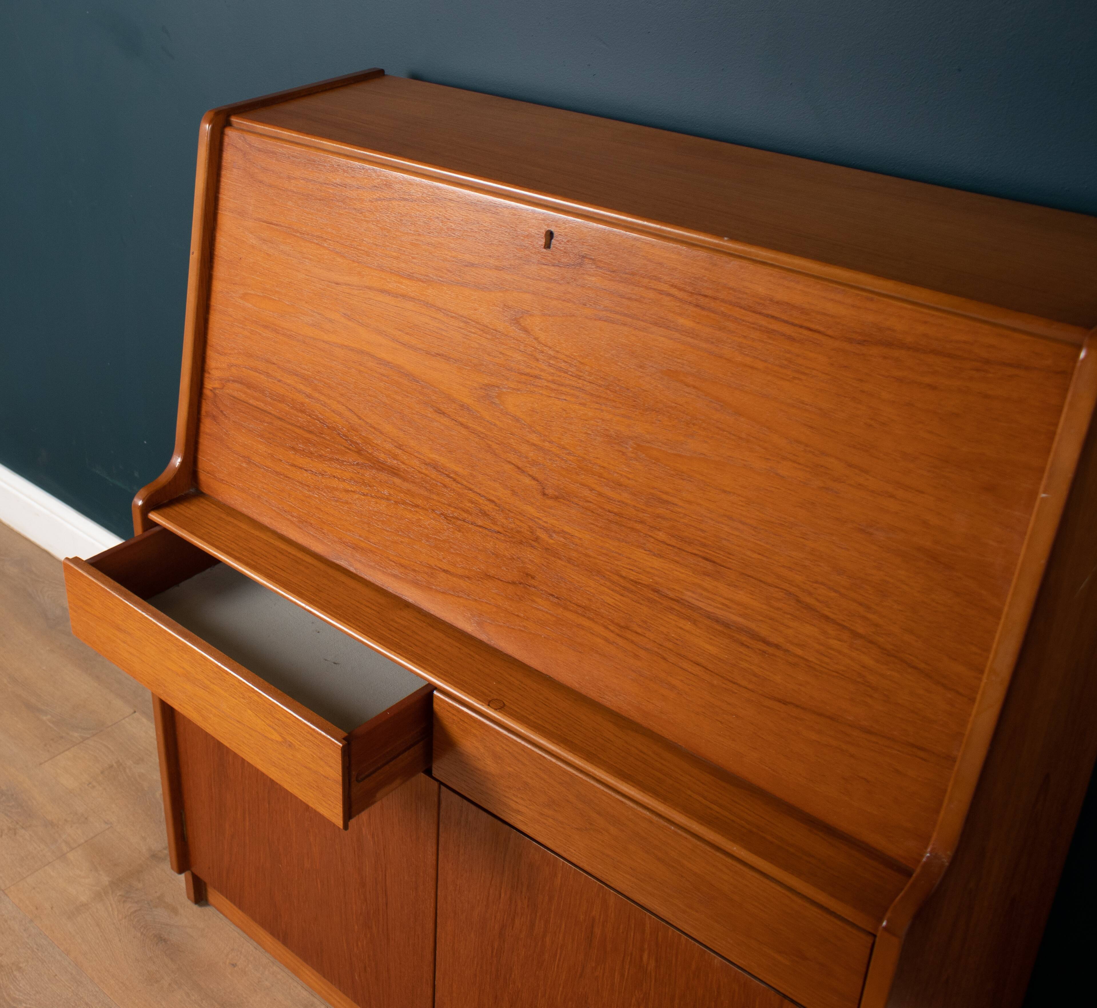 Retro Teak 1960s Mid Century Bureau Desk By Remploy