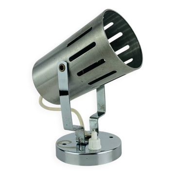 Applique spot Aluminor, aluminium brossé et chrome, années 60