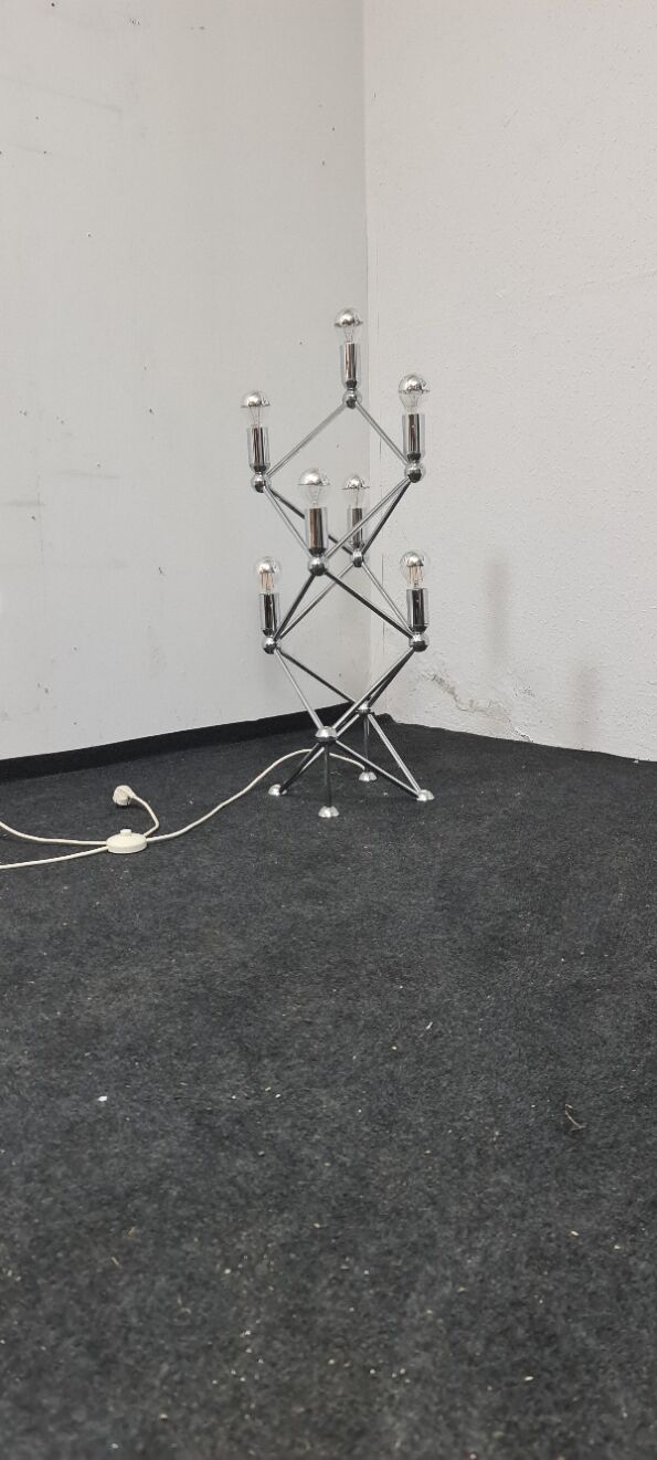 Vintage chrome floor light