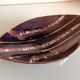 Empty pocket in chocolate color cermal by Jasba / vintage 60s-70s