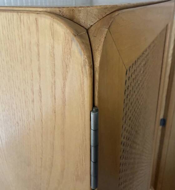 Vintage wardrobe Derk Jan De Vries – 1960s/70s – Wood and Wicker