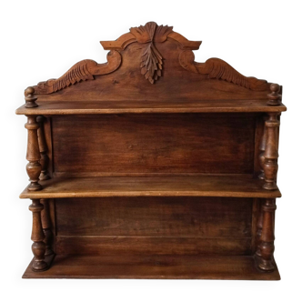 Waxed wooden dresser shelf, Saint Hubert