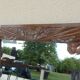 Old vintage art deco mirror