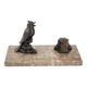 Art Deco marble inkwell & regulates