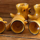 Lot de 6 coquetiers poule