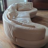 Natuzzi leather sofa