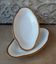2 Limoges porcelain raviers golden border